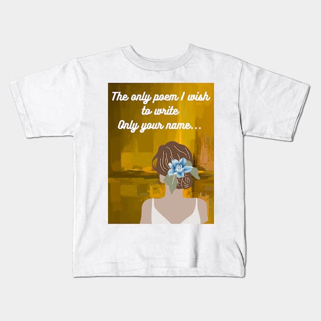 wallart Kids T-Shirt by Sailakshmi Arts